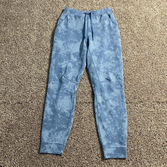 Lululemon Pants Mens Small City Sweat Jogger Tapered Drawstring Athletic Camo - Picture 1 of 8